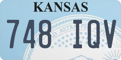 KS license plate 748IQV