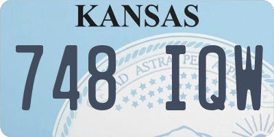 KS license plate 748IQW