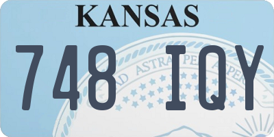 KS license plate 748IQY