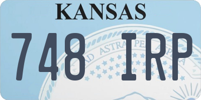 KS license plate 748IRP