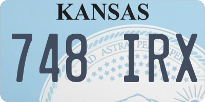 KS license plate 748IRX