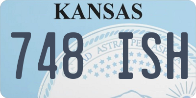 KS license plate 748ISH