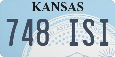 KS license plate 748ISI