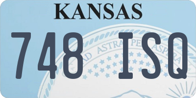 KS license plate 748ISQ