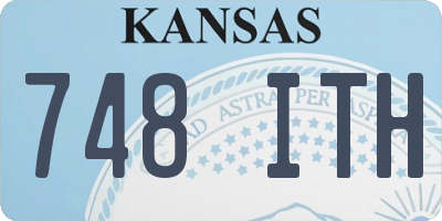 KS license plate 748ITH
