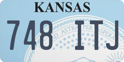 KS license plate 748ITJ