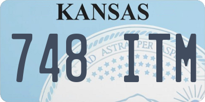KS license plate 748ITM