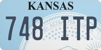 KS license plate 748ITP