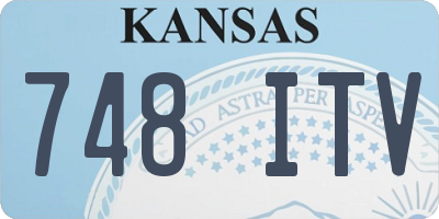 KS license plate 748ITV
