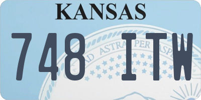 KS license plate 748ITW