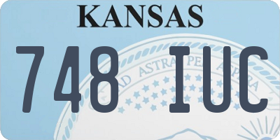 KS license plate 748IUC
