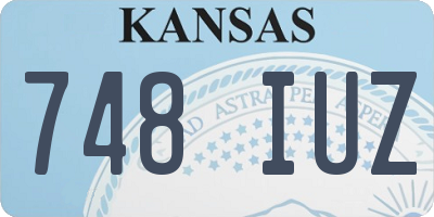 KS license plate 748IUZ