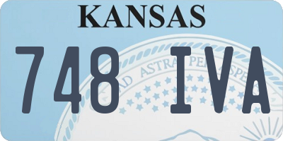 KS license plate 748IVA