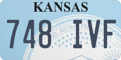 KS license plate 748IVF