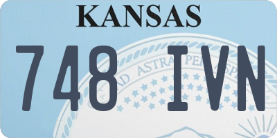 KS license plate 748IVN