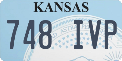 KS license plate 748IVP
