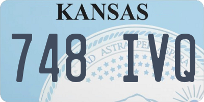 KS license plate 748IVQ