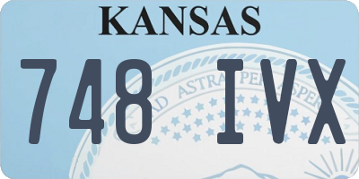 KS license plate 748IVX