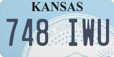 KS license plate 748IWU
