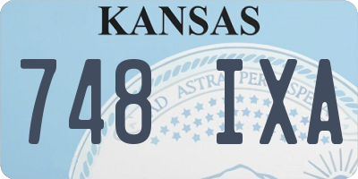 KS license plate 748IXA