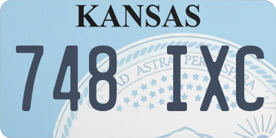 KS license plate 748IXC