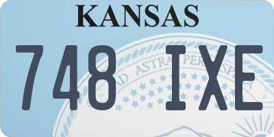 KS license plate 748IXE