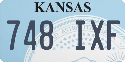 KS license plate 748IXF