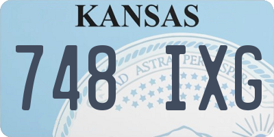 KS license plate 748IXG