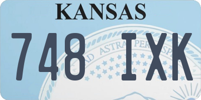 KS license plate 748IXK