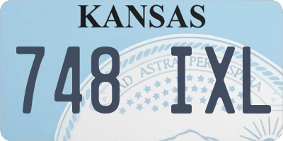 KS license plate 748IXL