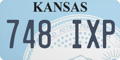 KS license plate 748IXP