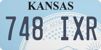 KS license plate 748IXR