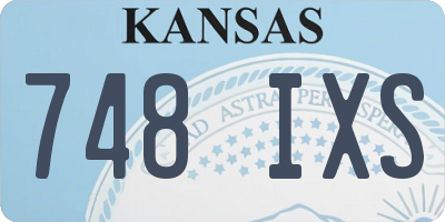 KS license plate 748IXS