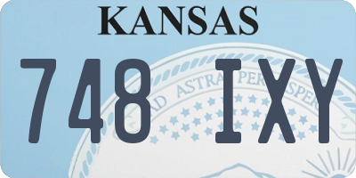 KS license plate 748IXY