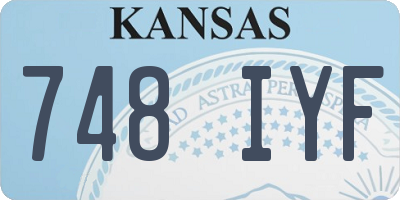 KS license plate 748IYF
