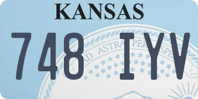 KS license plate 748IYV