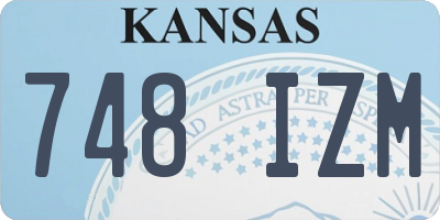 KS license plate 748IZM