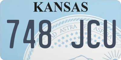 KS license plate 748JCU