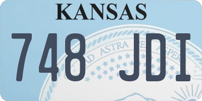 KS license plate 748JDI