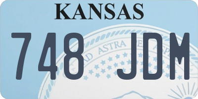 KS license plate 748JDM