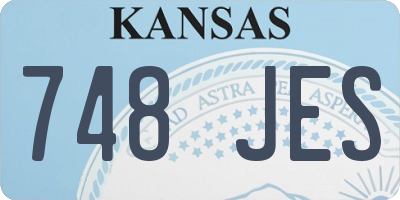 KS license plate 748JES