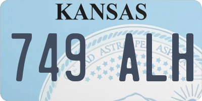 KS license plate 749ALH