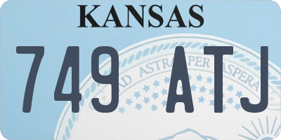 KS license plate 749ATJ
