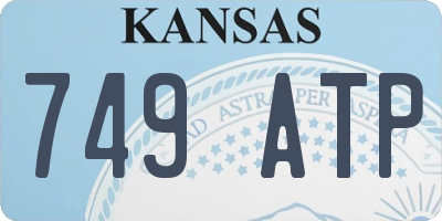 KS license plate 749ATP