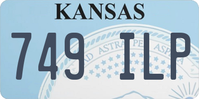 KS license plate 749ILP