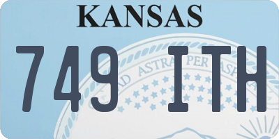 KS license plate 749ITH