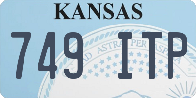KS license plate 749ITP