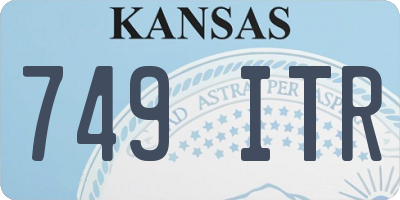 KS license plate 749ITR
