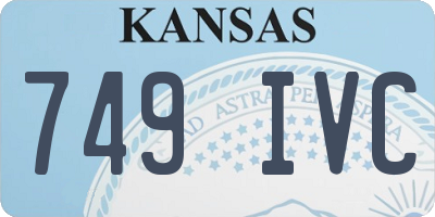 KS license plate 749IVC