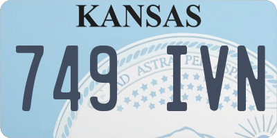 KS license plate 749IVN